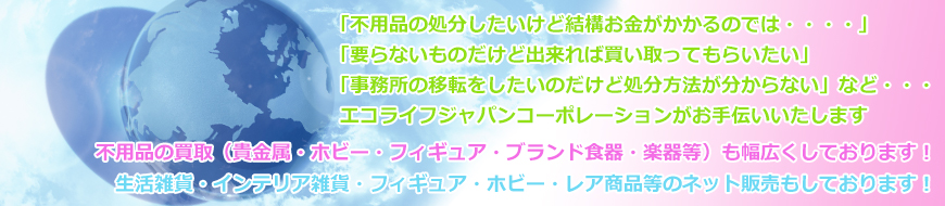 「ネットショップ出品商品が多くて、他の作業が手につかない＞＜！」「オークションで購入したいけど、忙しいのでお願いしたい！」をお手伝い！ ヤフオク・楽天オークション等の商品販売代行・販売購入をお探しなら、エコライフジャパンコーポレーションへ